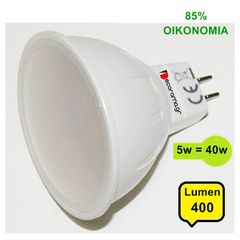 Spot LED MR16 5Watt 120° Ζεστό Λευκό 12Volt Κεραμικό