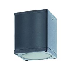 Φωτιστικό σποτ οροφής τετράγωνο GU10 MAX35W 230V AC σε γκρι χρώμα IP65 κατάλληλο για εξωτερικό χώρο