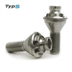 Μπουλόνι Τροχού Ασφαλείας Type S M14x1,5 / Μήκος: 60mm / Κλειδί: 19 / Κωνικό 60° - 4 Τμχ.