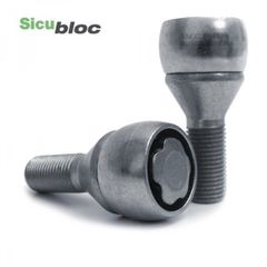 Μπουλόνι Τροχού Ασφαλείας Type Sicubloc M12x1,25 / Μήκος: 37mm / Κλειδί: 17 Επίπεδο Γαλβανιζέ - 4 Τμχ.