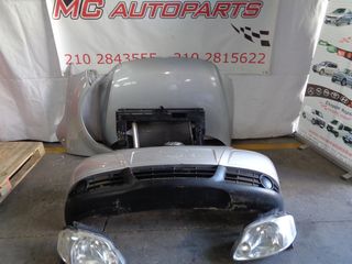 Μούρη κομπλέ  VW FOX (2005-2011)    καπό, φτερό δεξί, φανάρια, προφυλακτήρας, μετώπη, ψυγεία κομπλέ