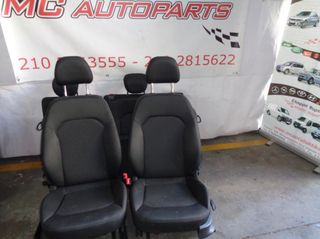 Σαλόνι  AUDI A1 (2010-2014)     4π μαύρο ύφασμα,airbag σε άριστη κατάσταση