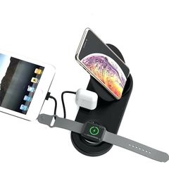 Ασύρματη Βάση Φόρτισης 5 σε 1 - Charging Station for Apple iPhone, iPad, iWatch, Earpods & USB W7