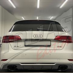 AUDI A3 8V 16-20  REAR DIFFUSER look S3 / ΠΙΣΩ ΣΠΟΙΛΕΡ-thumb-8