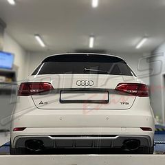AUDI A3 8V 16-20  REAR DIFFUSER look S3 / ΠΙΣΩ ΣΠΟΙΛΕΡ-thumb-3