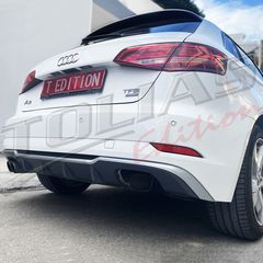 AUDI A3 8V 16-20  REAR DIFFUSER look S3 / ΠΙΣΩ ΣΠΟΙΛΕΡ-thumb-5