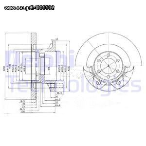 ΔΙΣΚΟΠΛΑΚΑ IVECO DAILY ΙΙΙ ΕΜΠΡΟΣ 290Χ22 - BG9722