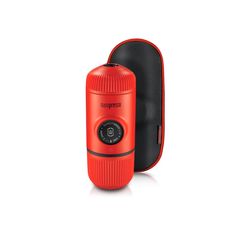 Wacaco Nanopresso Μηχανή Χειρός Espresso + Θήκη Κόκκινο Χρώμα