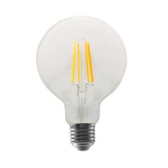 Λάμπα led γλόμπος filament Ε27 10W 230V 2700k θερμό λευκό φως 1220lm με δυνατότητα ρύθμισης της έντασης φωτός & διάφανο κάλυμμα