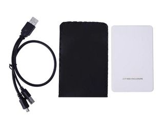 Εξωτερική θήκη σκληρού δίσκου 2.5in IDE USB 2 Ασπρη για Win7/Win8/Win10/Mac OS (ΟΕΜ)(BULK)