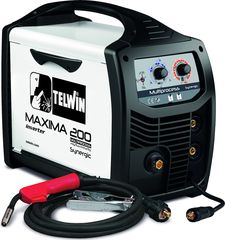 TELWIN MAXIMA 200 SYNERGIC 4 ΣΕ 1 MONOΦΑΣΙΚΗ ΗΛΕΚΤΡΟΚΟΛΛΗΣΗ 170A