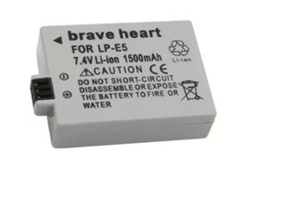 Mπαταρία LPE5 LP-E5 LP E5 για Canon 450D 500D 1000D Kiss X2 X3 F Rebel XSi Xli XS L15 camera (OEM)