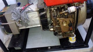 Γεννήτρια roket 6kva 1φ diesel κινητήρας miyake 10hp 400cc με μίζα