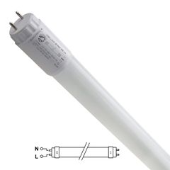Λάμπα LED Τύπου Φθορίου T8 Γυάλινη Τροφοδοσίας Ενός Άκρου 120cm 20W 230V 2000lm 320° Ψυχρό Λευκό | LK-32679