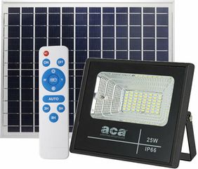 ACA SV2560 SOLAR SMD LED FLOOD LIGHT  25W 6000K IP66 120 Ra70