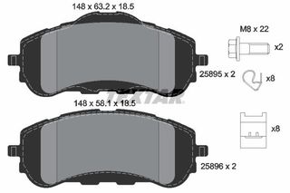 ΤΑΚΑΚΙΑ PEUGEOT 308 ΙΙ ΕΜΠΡΟΣ 18.5ΜΜ - 2589501