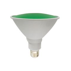 Λάμπα led PAR38 E27 15W 42V πράσινο δέσμης 110° 1150lm στεγανή IP65