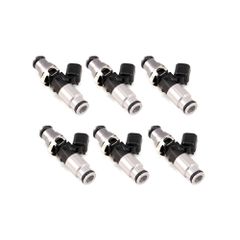 Injector Dynamics ID2000, 14 mm (grey) adaptor top AND (silver) BOTTOM adaptor. Set of 6.