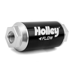 Holley 175 GPH HP Billet Fuel Filter, 100 Micron