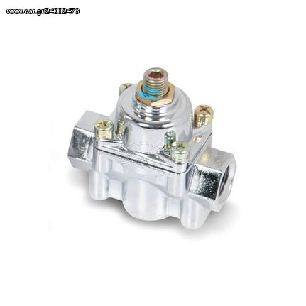 Holley Chrome Carbureted Fuel Pressure Regulator, 4.5 to 9 PSI