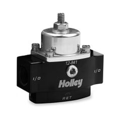 Holley HP Billet Carbureted By Pass Fuel Pressure Regulator, 4.5 to 9 PSI