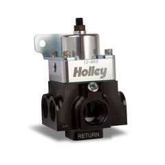 Holley 4 Port VR Series Fuel Pressure Regulator, 4 to 9 PSI