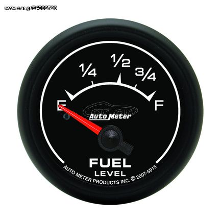 Autometer Gauge, Fuel Level, 2 1/16", 73 To 10Ω, Elec, Es