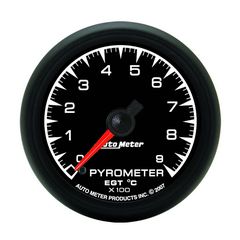 Autometer Gauge, Pyrometer (Egt), 2 1/16", 900 degree c, Digital Stepper Motor, Es