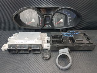 FORD FIESTA MK7 1.25 ΣΕΤ, CONTINENTAL S180047012 B, EMS2102, AV21-12A650-CB, V2CB, J38AC