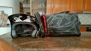 Κρανος Troy Lee Designs D2 Open Face Black/White-thumb-13