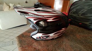 Κρανος Troy Lee Designs D2 Open Face Black/White