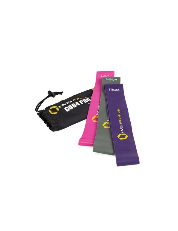HMS GU04 Pro Loop Bands Σετ 3τμχ Πολύχρωμα