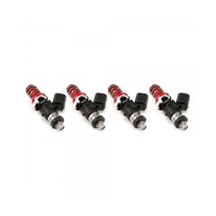 Injector Dynamics ID1300X,11mm (red) adapter top. Denso lower cushions. Set of 4. (re-use OE ZX14 lower)