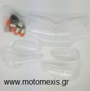 Κρυσταλλα stop/φλας Gillera Runner 50 διαφανα set  THΛ 2310512033