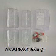 Κρυσταλλα stop/φλας Honda GLX διαφανα  THΛ 2310512033