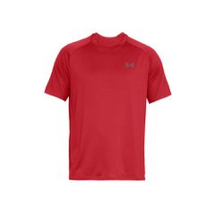 Under Armour Tech 2.0 Αθλητικό Ανδρικό T-shirt Κόκκινο Μονόχρωμο 1326413-600