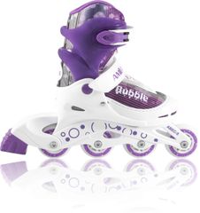 Amila In-Line Skate Rollers Πλαστικά (No 38-41 Ρυθμιζόμενο) Μωβ (48909)