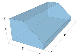 Χοάνη (φούσκα) ΤΟΙΧΟΥ από 1,00 έως 4,00m * 0,90 * 0,58m (x*y*z) KT1 Biokan