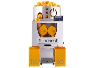 Πορτοκαλοστίφτης Αυτόματος 25 φρούτων/λεπτό, με inox αποθήκη 12 kg και μετρητή, F50AC Frucosol