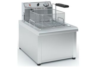 Φριτέζα μονή ηλεκτρική 5-7λίτρων ισχύος 3800W / 220V, με λεκανάκι αποσπώμενο , F602 Tzethan