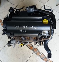 ΜΗΧΑΝΗ (4EE2 ) HONDA CIVIC /01-05  1700cc TDi  AΡΙΣΤΗ ΚΑΤΑΣΤΑΣΗ!!!ΑΠΟΣΤΟΛΗ ΣΕ ΟΛΗ ΤΗΝ ΕΛΛΑΔΑ!!!