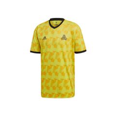 Adidas Tan Jersey Αθλητικό Ανδρικό T-shirt Κίτρινο με Στάμπα DX2328