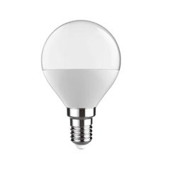 Λάμπα led σφαιρική Ε14 G45 7W 230V 4000k ενδιάμεσο λευκό φως 530lm με δυνατότητα ρύθμισης της έντασης φωτός & γαλακτερό κάλυμμα