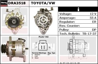 ΔΥΝΑΜΟ TOYOTA HILUX 4X4+4X2 2L/3L 1990-2001