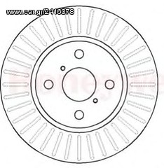 ΔΙΣΚΟΠΛΑΚΑ MITSUBISHI L200 1.6 2.0 2.4 2.5D 11/86> 