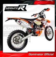 Dominator Εξάτμιση Τελικό ΜΧ  Carbon End KTM EXC 450 2012 - 2016 Με Σιγαστήρα-thumb-2