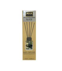 Αρωματικό Χώρου Mysterious Black Home Reed Diffuser με 6 Στικς Aqua 100 ml - 1 τμχ