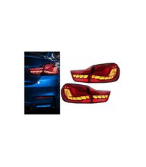 Πισινά Φανάρια Set Για Bmw 4 F32 F33 F36 M4 F82 F83 (2013-03.2019) OLed Dynamic Start Up Κόκκινο/Crystal Vland