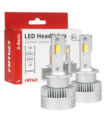 ΛΑΜΠΕΣ LED D4S/D4R 12V 6.000K 6800lm CAN-BUS D-BASIC SERIES AMIO - 2 Τεμ.