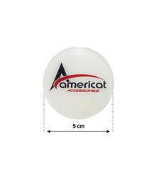 AMERICAT ΜΟΝΟΓΡΑΜΜΑ ΑΥΤΟΚΟΛΛΗΤΑ ΖΑΝΤΩΝ 5 cm ΛΕΥΚΟ/ΚΟΚΚΙΝΟ/ΜΑΥΡΟ ΣΜΑΛΤΟΥ - 4 ΤΕΜ.-thumb-1